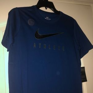 Nike Blue&Black Athlete Tee Youth XL
